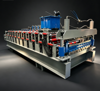 Machine automatique de fabrication de tuiles métalliques vernissées à couche unique pour toitures