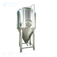 Cuve de Fermentation Industrielle en Acier Inoxydable HGMC 1000L-2000L Unitank avec Opération Facile