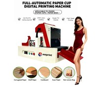 Imprimante numérique multifonctionnelle pour boîtes à pizza, serviettes et enveloppes avec alimentation automatique et technologie d'impression jet d'encre en une seule passe