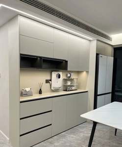 Solid Wood Fashion <b>Sideboard</b> Cabinet for Dining Room Customized Size Restaurant Furniture - Product Image 4