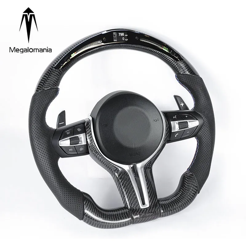 Carbon Fiber Steering Wheel for BMW F30 F10 3 Series 5 series x5x6 E90 E92 led Steering Wheel customization