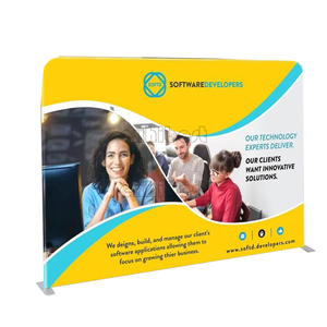 Chất lượng bền Nhanh Màn hình hiển thị cho triển lãm thương mại căng thẳng vải Backdrop Pop Up biểu ngữ đứng cho đám cưới Backdrop Đảng Backdrop - Product Image 2