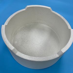 Creuset céramique réfractaire en corindon-mullite pour haute température - Product Image 1
