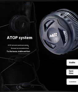 Sheepba Bottes de <span class=keywords><strong>ski</strong></span> de snowboard Freestyle pour femme et homme Séchage rapide Nylon imperméable antidérapant Sangles d'hiver chaudes en noir et blanc - Product Image 5