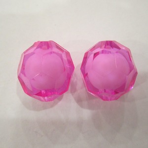 Acrylic <b>Beads</b> 8mm 32-Faceted Angle Loose <b>Beads</b> For Jewelry Making Wholesale Bulk Pack - Product Image 4