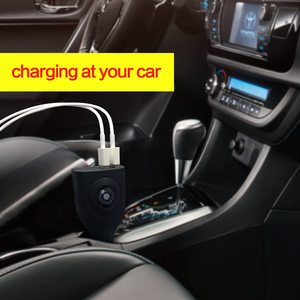 Caricabatterie per auto per telefoni cellulari caricabatterie da parete per auto Dual USB portatile 2 in 1 con spina pieghevole per iPhone Galaxy <span class=keywords><strong>LG</strong></span> Google - Product Image 5