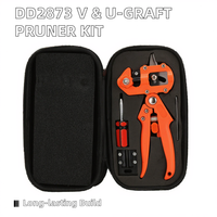 Couteau de greffage industriel de qualité supérieure pour greffage en V/U, kit d'outils de greffage d'arbres, poignée antidérapante, lame en acier pour droitier, type bypass/à cliquet