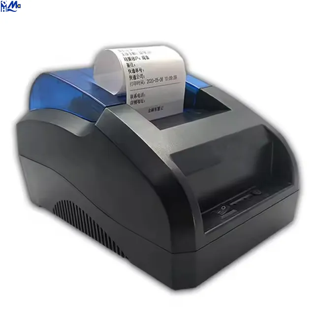 Thermal Receipt Printer 80mm High-Speed POS Printer Auto Cutter USB Interface Multi-OS Compatible Stock for Kitchen Small