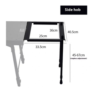 Outdoor <b>Camping</b> Foldable IGT Accessories Side Hob Rack <b>Storage</b> Fan-Shaped Plate Lamp Frame 0.6 <b>Unit</b> Board 0.7 <b>Unit</b> Outdoor Table - Product Image 3
