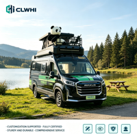SAIC MAXUS New Wayfarer PHEV, camping-car hybride de classe B avec terrasse et toit relevable, autonomie de 1000 km, 4 places, norme Euro 6, 150-250 CV