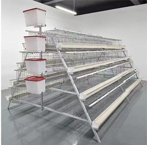 حالة جديدة من نوع قفص تغذية الدجاج زرع التلقائي شبكة بطارية قفص الدواجن لتربية الدجاج بكفاءة - Product Image 2