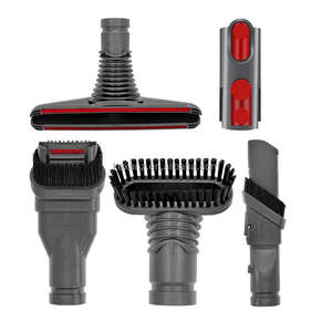 Kit de Herramientas Mini con Cepillo para Grietas Compatible con Aspiradoras <span class=keywords><strong>Dyson</strong></span> DC34 DC44/58/62 <span class=keywords><strong>V6</strong></span>, Cepillo de Limpieza para Filtros, Cepillo Cuadrado Pequeño, Cepillo Ancho, Cepillo Largo y Plano de Succión - Product Image 1