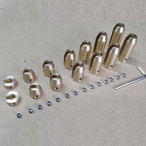 Poids d'équilibrage réutilisables pour rayons de roue de moto, ensemble de 14 pièces en cuivre pour réparation et remplacement - Product Image 3