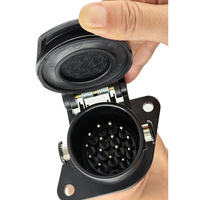 Prise de remorque européenne 15 broches 24v ABS EBS pour usage intensif