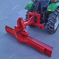 Niveleuse hydraulique de haute technologie 30-60 CV, niveleuse de terrain agricole, lame de niveleuse, boîte à racloir, tracteur à vendre
