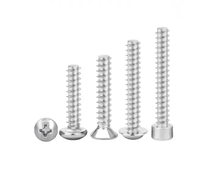 Round Head Self Tapping Screw Flat End Pan Head Self-tapping Screws