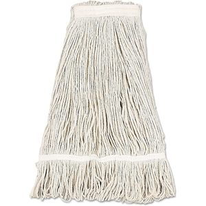 "32 Oz. Pro Loop Web & Tailband Premium Standard <b>Mop</b> Head-White (12/Carton)-Boardwalk BWK432C" - Product Image 2