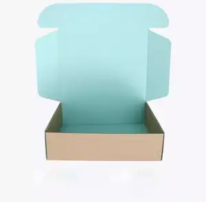Scatola di carta artigianale per imballaggio in cartone con busta Kraft recuperabile con Logo personalizzato
