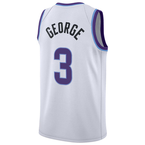 Hommes # 3 Maillots de basket-ball personnalisés George Utah, chemises brodées, uniformes pour jeunes, vêtements de sport avec logos, impression à chaud - Product Image 3