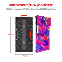 Pantalla LED de Alquiler para Interiores y Exteriores P3.91 P4.81, Video Wall LED para Escenarios, Conciertos, Exposiciones, Eventos, Panel de Pantalla LED Curvo