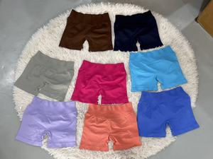 Shorts taille haute sans couture effet froncé, séchage rapide, pour le <span class=keywords><strong>sport</strong></span>, la gym et le yoga, pour <span class=keywords><strong>femme</strong></span> - Product Image 4