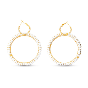 Pendientes Colgantes de Moda, Acero Inoxidable 316L, Baño de Oro PVD, Diseño de Aro Resistente y Sostenible - Product Image 2
