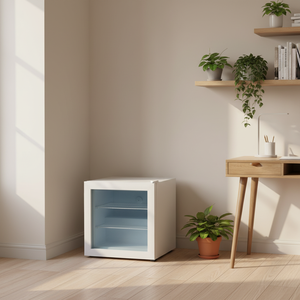 NE-55D-12 Mini-congélateur de comptoir à porte vitrée simple pour aliments surgelés, vitrine réfrigérée pour glaces - Product Image 4