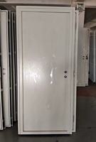 Porte en acier pré-assemblée facile à installer pour mur en panneau sandwich de 50 à 75 mm - Convient pour maison conteneur, maison préfabriquée, maison en kit