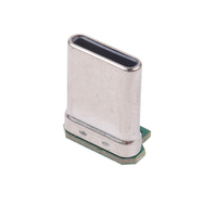 Conector USB Tipo C Macho de 90 Grados y 2 Pines para Soldar con Resistencia de 56K, Enchufe de Carga Rápida para Cable DIY
