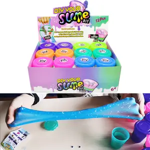 Di Vendita caldo Nuove idee di prodotto 2020 Eco-Friendly FAI DA TE playdough giocattoli educativi per bambini Giocattoli Set Fai Da Te Unicorn Cacca Shake Slime