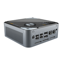 Profesyonel Intel Ultra 9 285H Mini Bilgisayar Çift PCIe 4.0 NVMe WIFI6E 2.5G 2.5 SATA3/SSD Endüstriyel Bilgisayarlar için Windows Lisansı