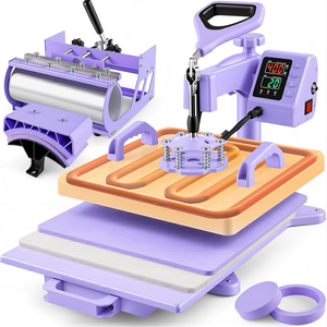 Presse à chaud 15x15 pour T-shirts avec presse à gobelets 30oz, 5-en-1, chargement facile coulissant, <span class=keywords><strong>transfert</strong></span> thermique 38x38cm - Product Image 1