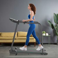 Treadmill Elektrik Komersial Harga Terjangkau dengan Desain Lipat dan Layar LED untuk Sesi Latihan Berjam-jam