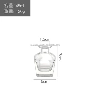 Cao cấp rõ ràng đa giác thiết kế độc đáo 750ml 45ml Whisky <span class=keywords><strong>Vodka</strong></span> Brandy rum Gin siêu Flint Kính rượu rượu chai - Product Image 6