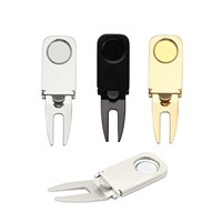 Marqueur de balle de golf professionnel en alliage de zinc, personnalisable, vente en gros, couleur et taille sur mesure