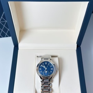 นาฬิกาหรูระดับพรีเมียม ระบบอัตโนมัติ หน้าปัดมุก แสดงข้างขึ้นข้างแรม กันน้ำ แบรนด์ Longines - Product Image 6