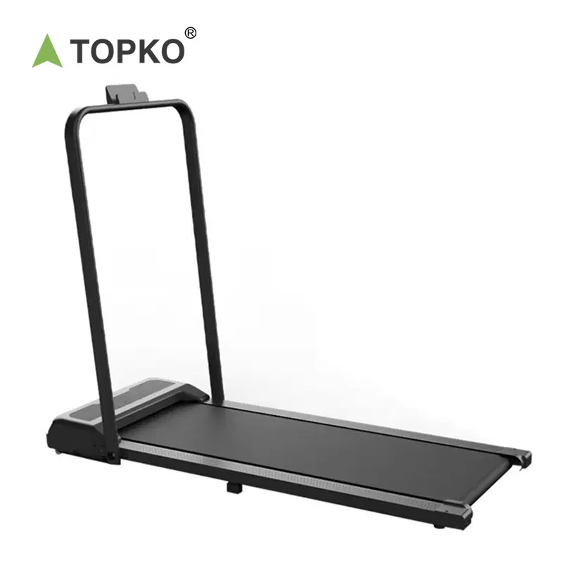 TOPKO新しいフラットライフフィットネストレッドミルポータブルミニサイレントトレッドミル商用折りたたみ式多機能電動トレッドミル