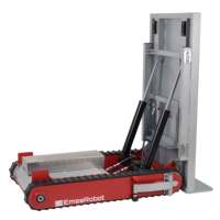 Chariot de manutention motorisé pliable EmssRobot-Titan Lifter pour le déplacement de racks de serveurs, chariot de courses OEM