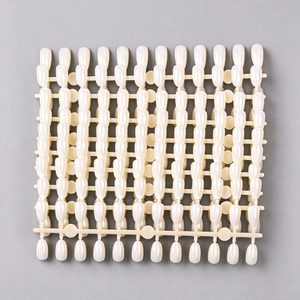 10 pièces/sac Bâtonnets de présentation d'ongles, Palette de test de couleurs pour vernis gel, Planche d'entraînement à 24 faux ongles pour la manucure - Product Image 5