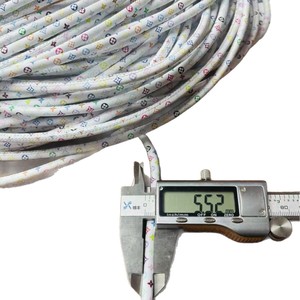 Cordon en cuir imprimé rond, accessoire de bijouterie DIY, motif à pois, style individualiste 1 # - Product Image 5