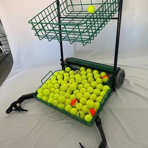 Tennis Ball Retriever <b>Cart</b> Metal Powder Coat Manual Tennis Court Equipment - Product Image 4