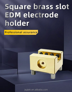Soporte de electrodo EDM de latón con orificio de extracción de chips, ranura cuadrada de 20x20mm, para máquinas de EDM de plomo de sistema ITS - Product Image 6