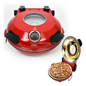 Aifa 16 "<span class=keywords><strong>Horno</strong></span> de pizza grande para interiores con piedra y parrilla Sartén Cocina eléctrica para pizza Calienta hasta 380 ℃ Máquina para hacer pizza con temporizador - Product Image 6