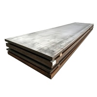 Grande quantité en stock de plaques d'acier structurel laminées à chaud A36 SS400 Q235B Q355B, plaques d'acier au carbone MS avec document MTC