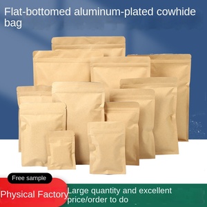 Bán buôn tùy chỉnh Kraft túi giấy cho trà đồ ăn nhẹ các loại hạt tự niêm phong aluminized niêm phong bao bì thực phẩm với logo - Product Image 2