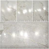Azulejos de porcelana esmaltada suave real de 750X1500, aspecto de mármol con acabado brillante/mate, textura de parquet sólido, Interior de Villa para sala de estar