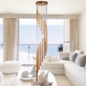 18 Campanas de <span class=keywords><strong>Viento</strong></span> Giratorias Hechas a Mano con Acabado Mate, Tubos de Aluminio de Altura Gradual, Decoración Moderna para <span class=keywords><strong>el</strong></span> Hogar, Interior y Exterior - Product Image 1