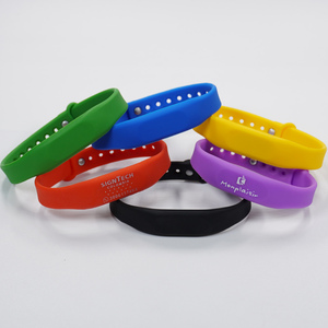 Không thấm nước biểu tượng tùy chỉnh <span class=keywords><strong>13.56MHz</strong></span> <span class=keywords><strong>NFC</strong></span> Vòng đeo tay có thể điều chỉnh RFID Silicone dây đeo cổ tay cho thanh toán - Product Image 5