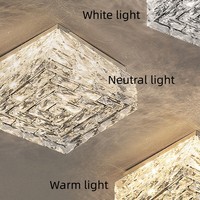 JYLIGHTING-Lustre de fantaisie moderne pour décoration de salon, lustre en cristal chromé carré design de glaçons pour hôtel, plafonnier