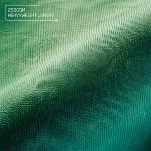 RAMAX 250gsm Heavyweight Green Gradient <strong>T</strong>-<strong>shirt</strong> Spray Paint Graphic Splatter Streetwear Tee Men OEM Factory MOQ 50pcs - Product Image 3